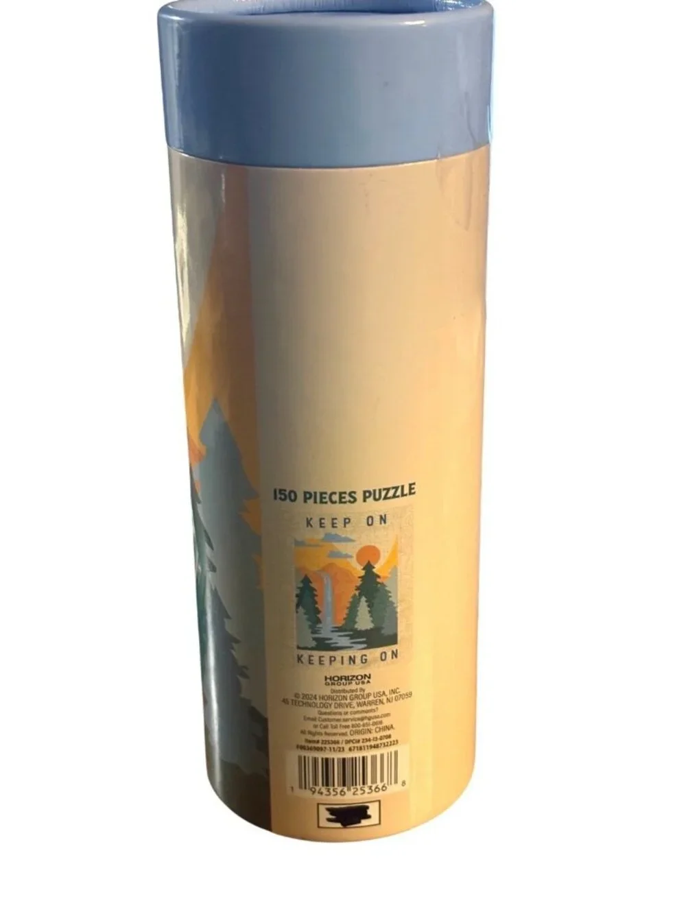 Wild Wilderness Jigsaw Puzzle 150-Pc Cylindrical Container Family WOODS Fun BLUE